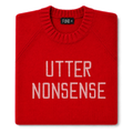 utter-nonsense-embroidered-jumper-red-pale-pink-archive-edit folded