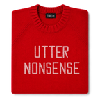 utter-nonsense-embroidered-jumper-red-pale-pink-archive-edit folded
