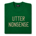 Made-in-England "Utter Nonsense" Embroidered Jumper LIMITED EDITION