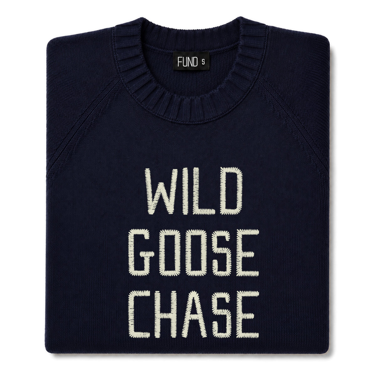 Made-in-England "Wild Goose Chase" Embroidered Jumper